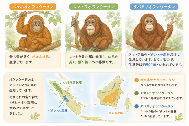 オランウータン｜動物図鑑】特徴と生態 | 動物生き物サイト